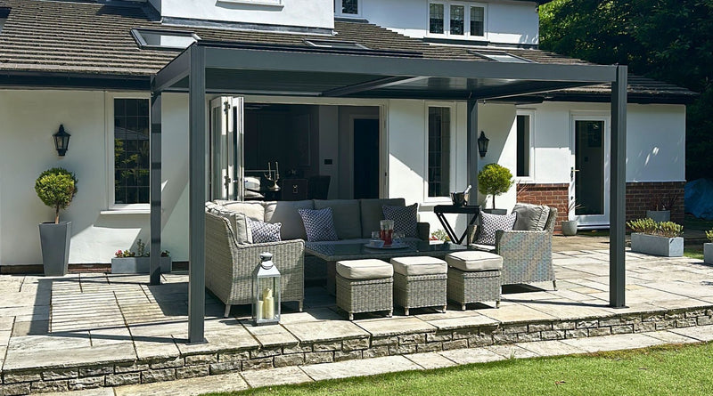 Select Living Group Aluminium Garden Pergola - Anthracite