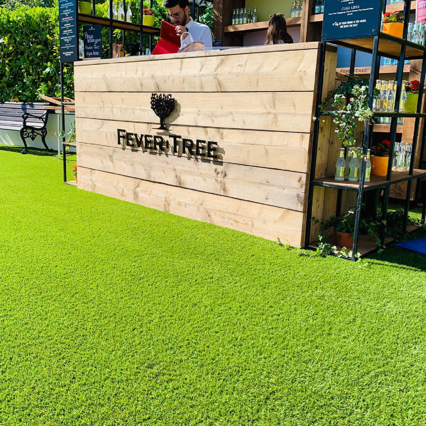 Highbury Artificial Grass from Select Living Group intent of Fever Tree Bar.