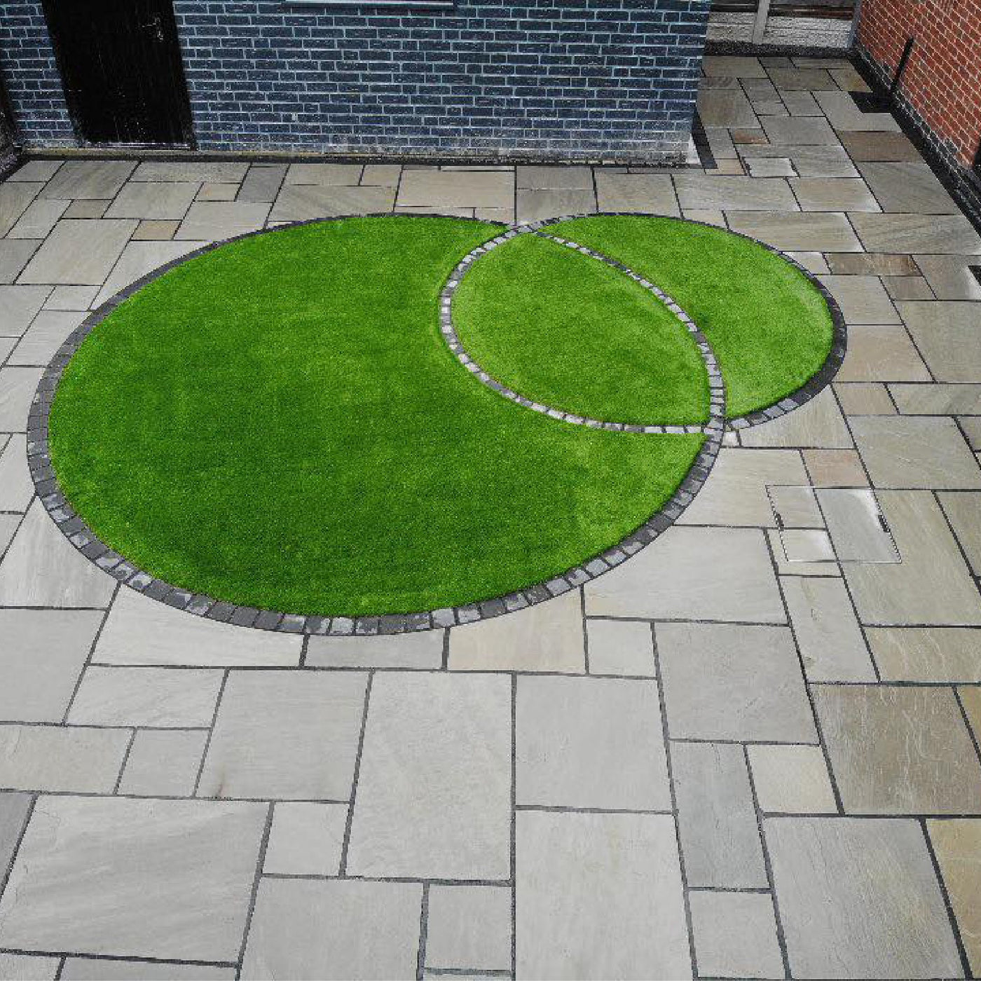 Wembley Artificial Grass from Select Living Group garden scene.