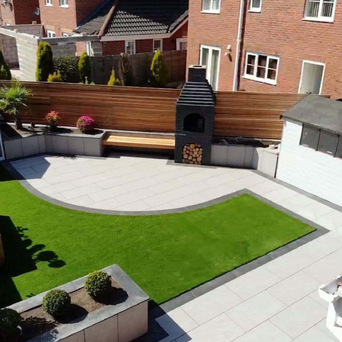 Wembley Artificial Grass from Select Living Group garden scene.
