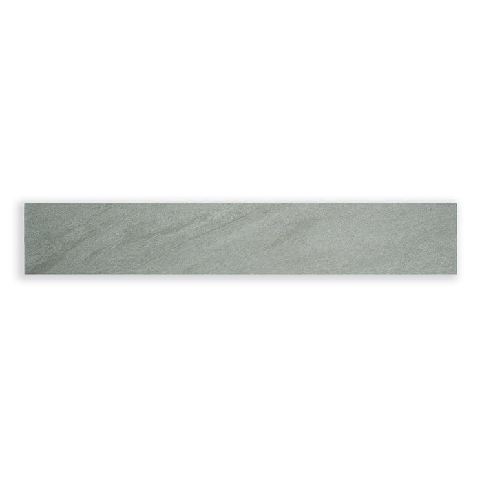 Light Grey Aravalli Porcelain Paving Edging Planks (Pack of 2) | 150mm x 900mm