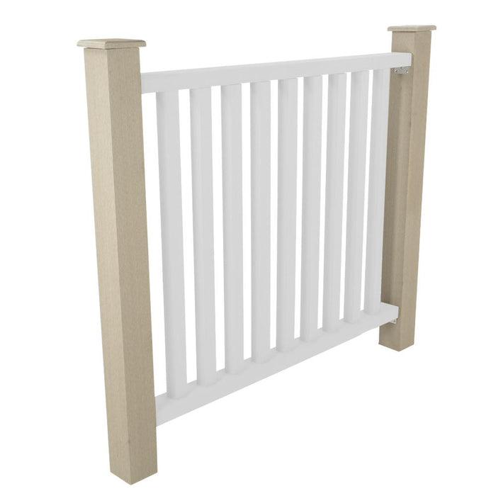Composite balustrade post, antique