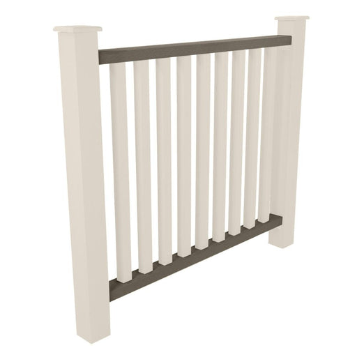 Composite balustrade rails, coffee