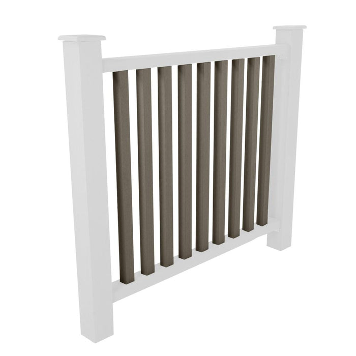 Composite balustrade spindle, coffee