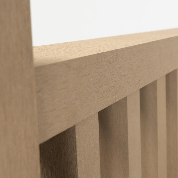 Composite balustrade set, teak