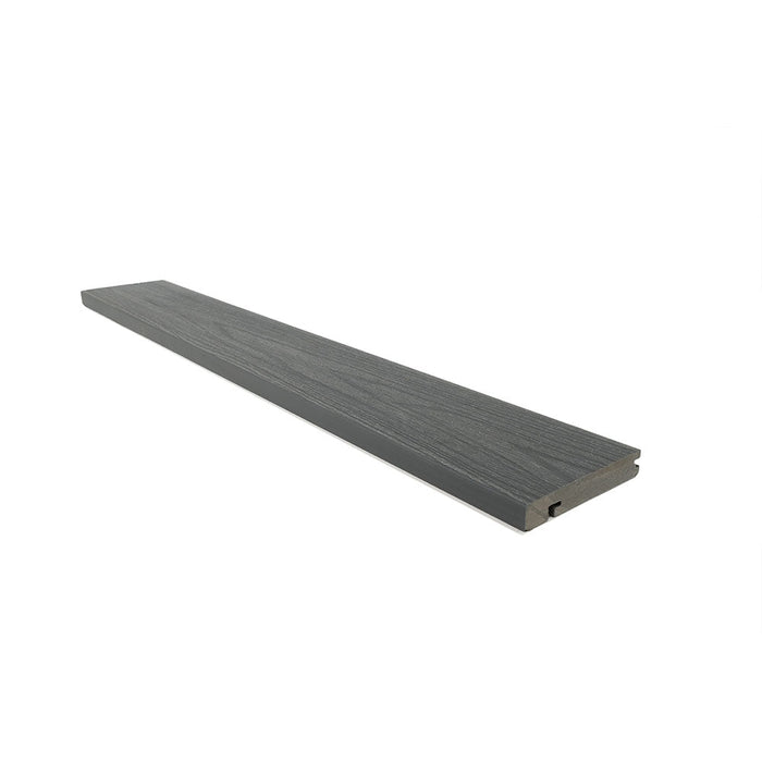 composite decking premium bullnose board light grey