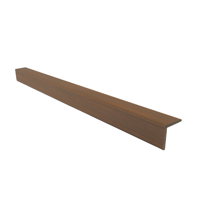 composite decking corner trim teak