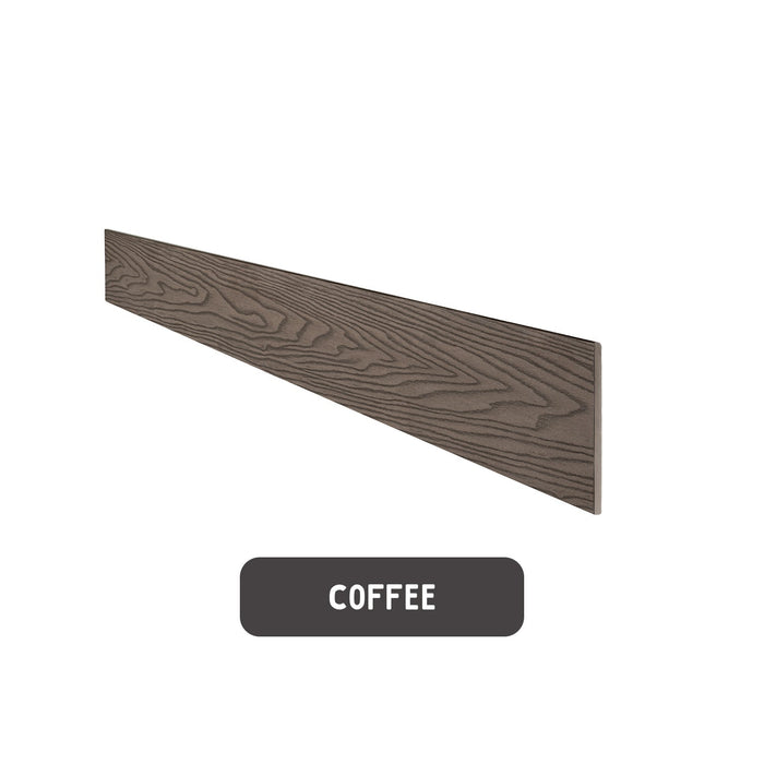 Composite decking fascia