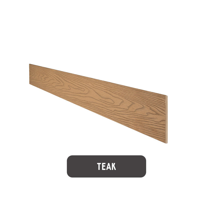 Composite decking fascia