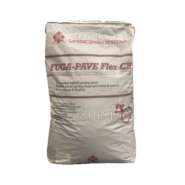 A 20kg bag of Fuga-Pave Flex CH Grout for landscaping from Select Living Group.