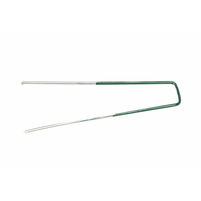 artificial grass fixing pins green