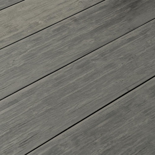 Composite rustic decking, stone