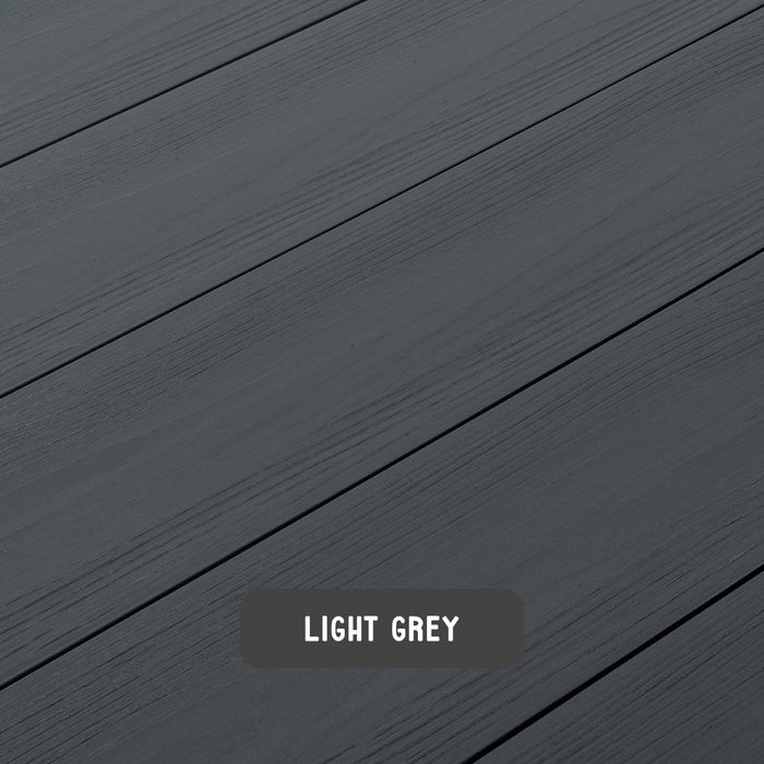 Light Grey Supreme Decking Boards | 3600mm x 140mm x 20mm