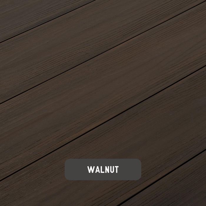 Walnut Supreme Decking Boards | 3600mm x 140mm x 20mm
