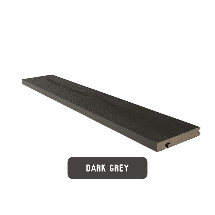 Dark Grey Supreme Bullnose Board | 3600mm x 140mm x 20mm