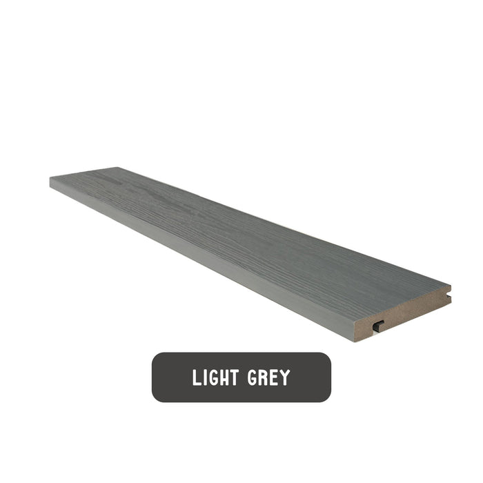 Light Grey Supreme Bullnose Board | 3600mm x 140mm x 20mm