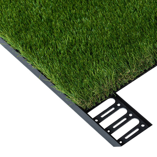 artificial grass plastic edging, black
