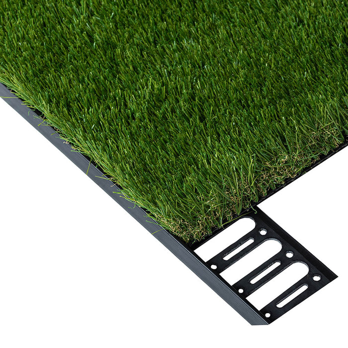 artificial grass plastic edging, black