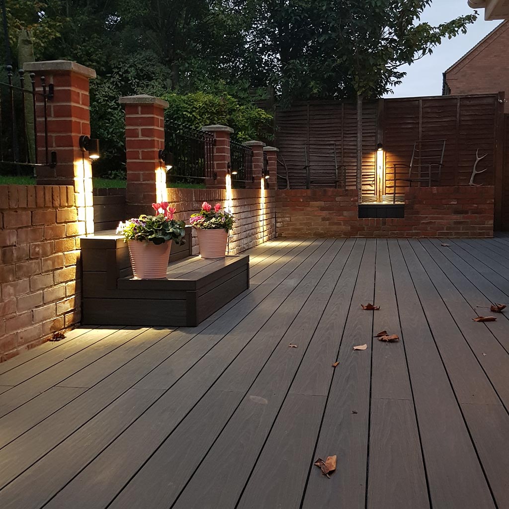 composite decking dark grey
