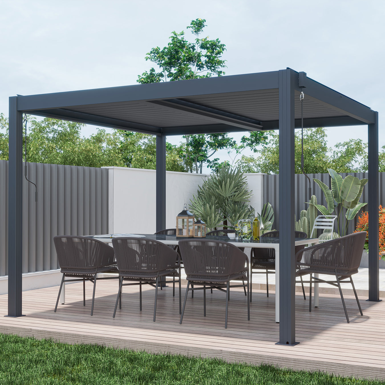 Aluminium pergolas