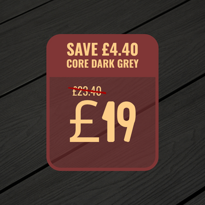 Core Dark Grey Decking