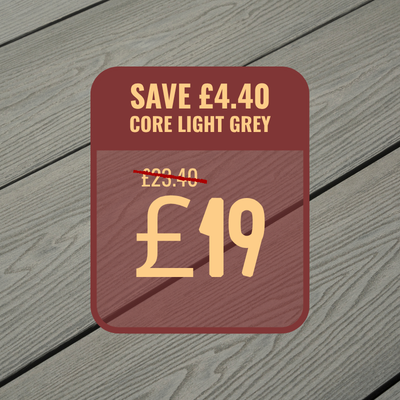 Core Light Grey Decking