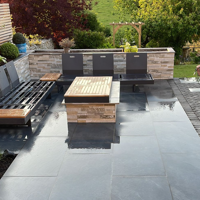 Dark Grey Paradiso Porcelain Paving | 610mm x 1220mm