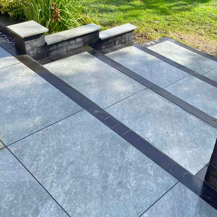 Dark Grey Zaskar Porcelain Paving | 600mm x 900mm