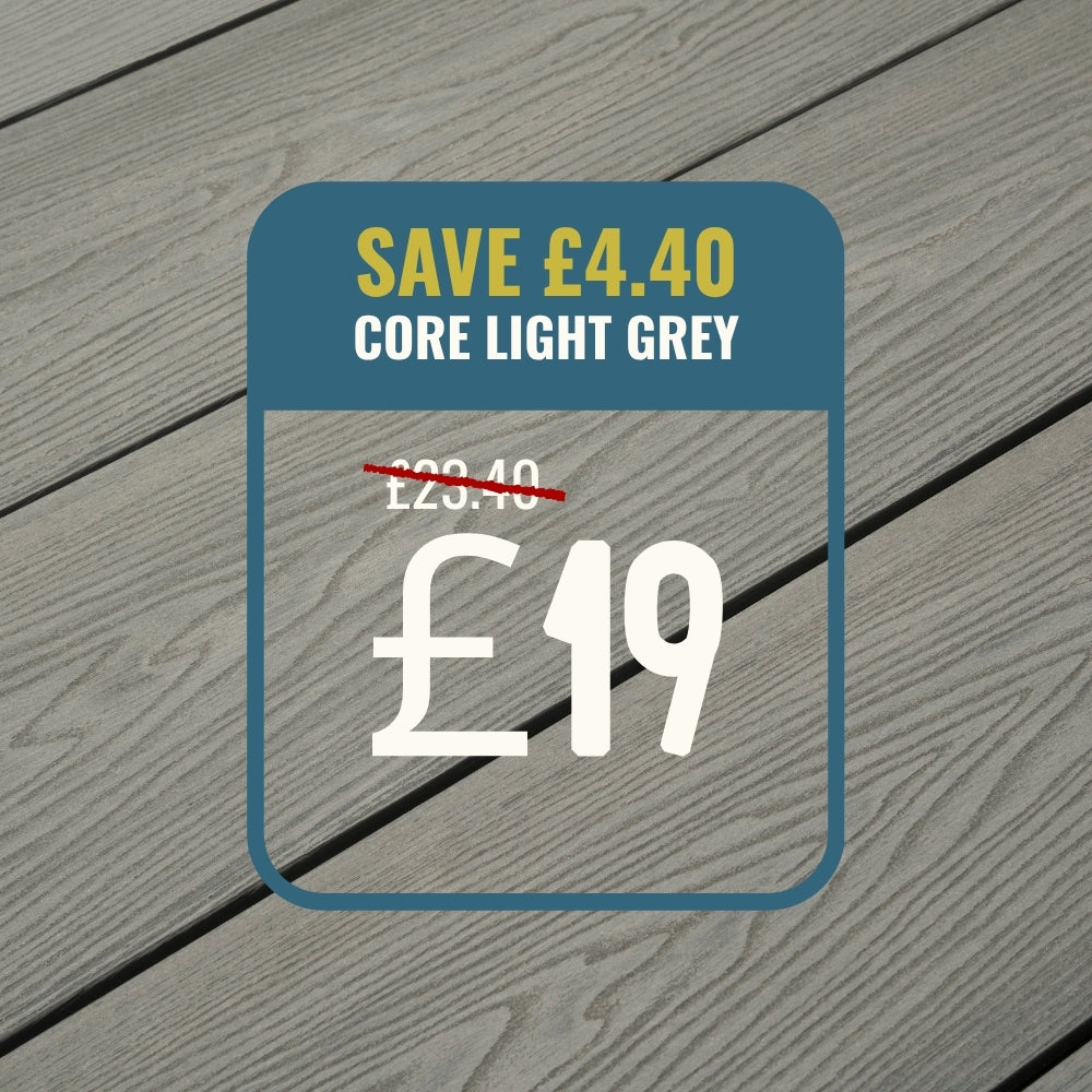 Core Light Grey Decking