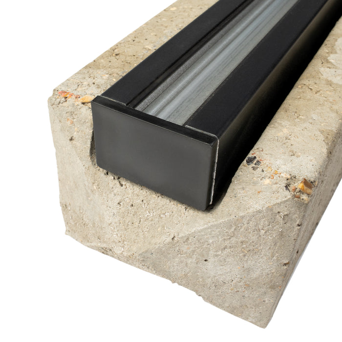 Select Living Group composite fencing accessory concrete post adaptor without cap product shot