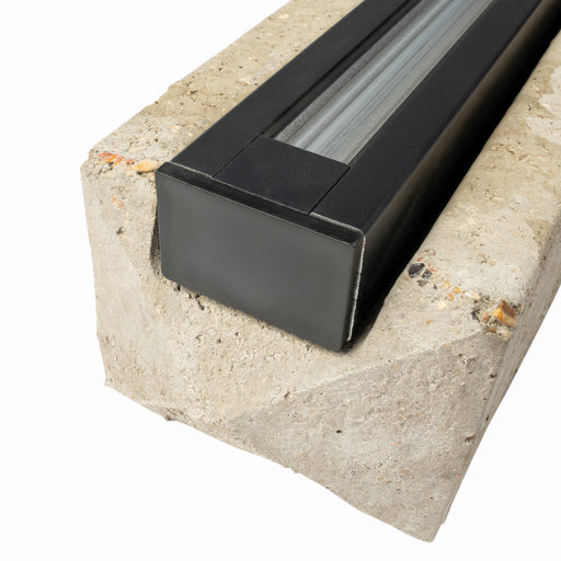 Select Living Group composite fencing accessory concrete post adaptor with cap post product shot