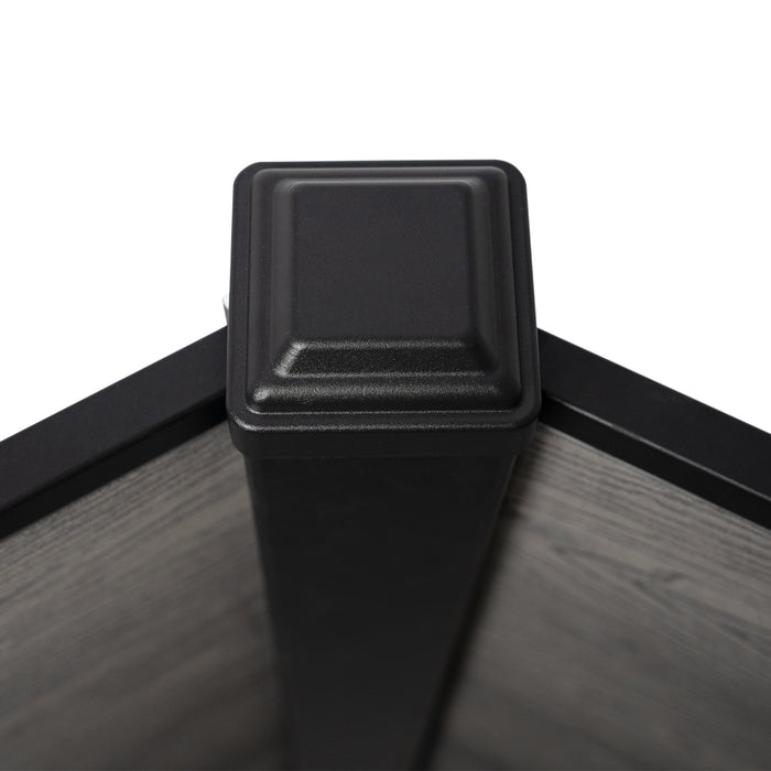 Select Living Group composite fencing accessory aluminium corner fence post  with cap product shot