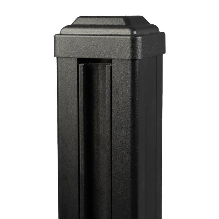 Select Living Group composite fencing accessory aluminium corner fence post product shot