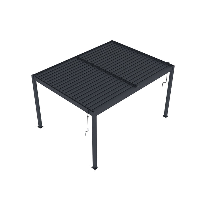 Aluminium Garden Pergola - 4m x 3m - Anthracite