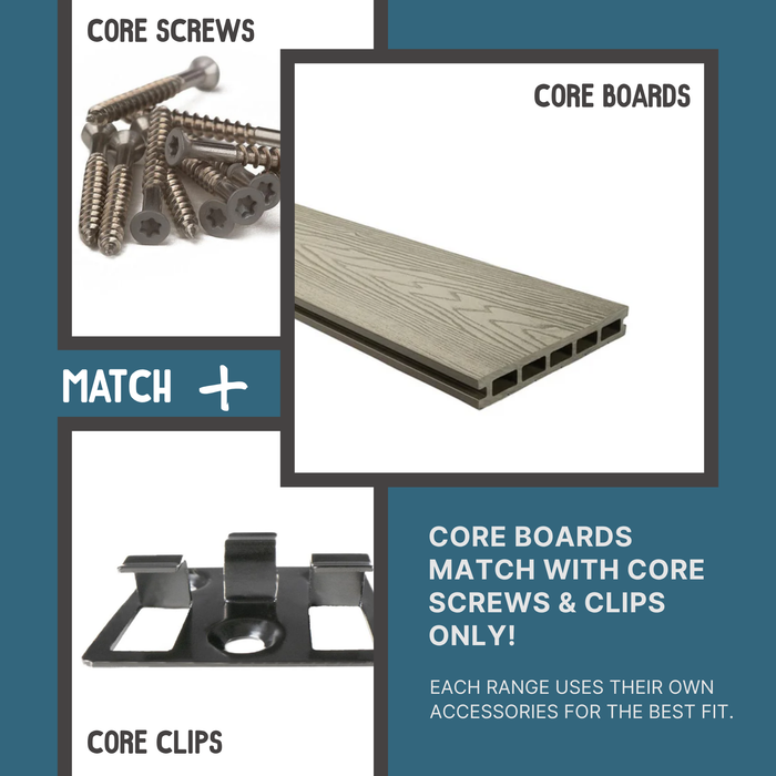 Antique Core Decking Boards | 3600mm x 146mm x 25mm