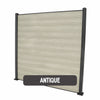 Select Living Group composite fencing full product shot, Antique Flat fence panel with Aluminium posts, height 1.8m
