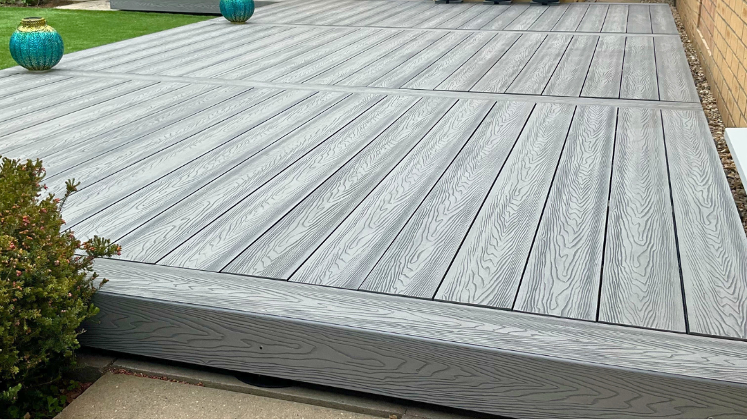 Light Grey Core Decking Boards | 3600mm x 146mm x 25mm