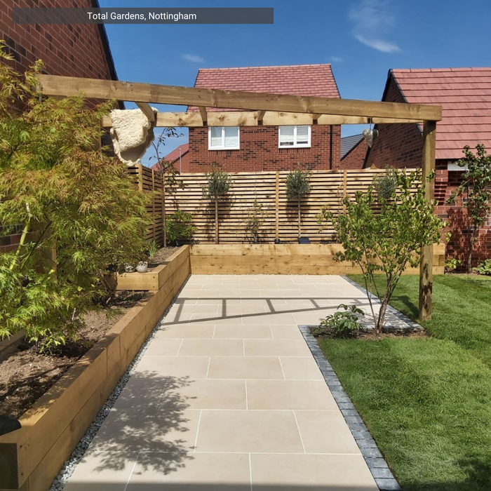 Beige Mizo Porcelain Paving | 600mm x 600mm