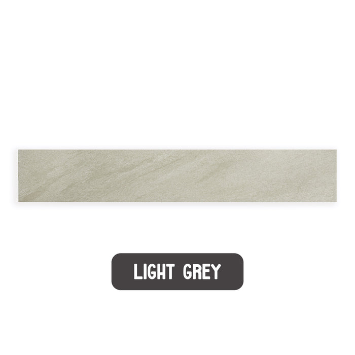 porcelain paving edging plank - light grey