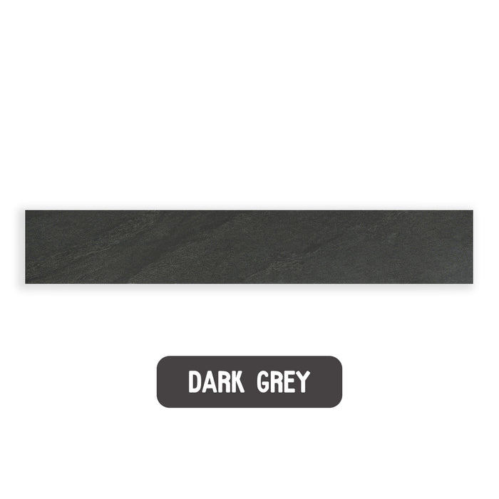 porcelain paving edging plank - dark grey