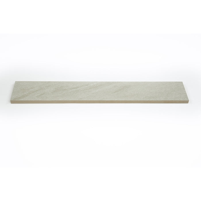 porcelain paving edging plank - light grey