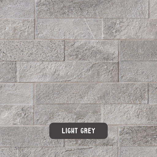 Milan porcelain paving - light grey