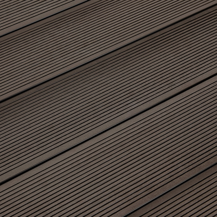 Coffee Rustic Decking Boards | 3600mm x 140mm x 25mm