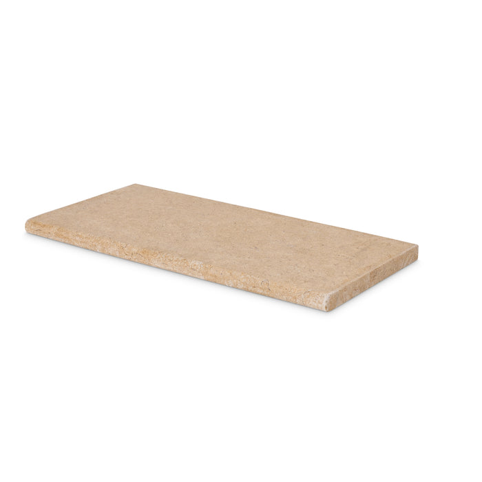 Twilight Beige Egyptian Limestone | Bullnose Step | 450mm x 900mm x 40mm