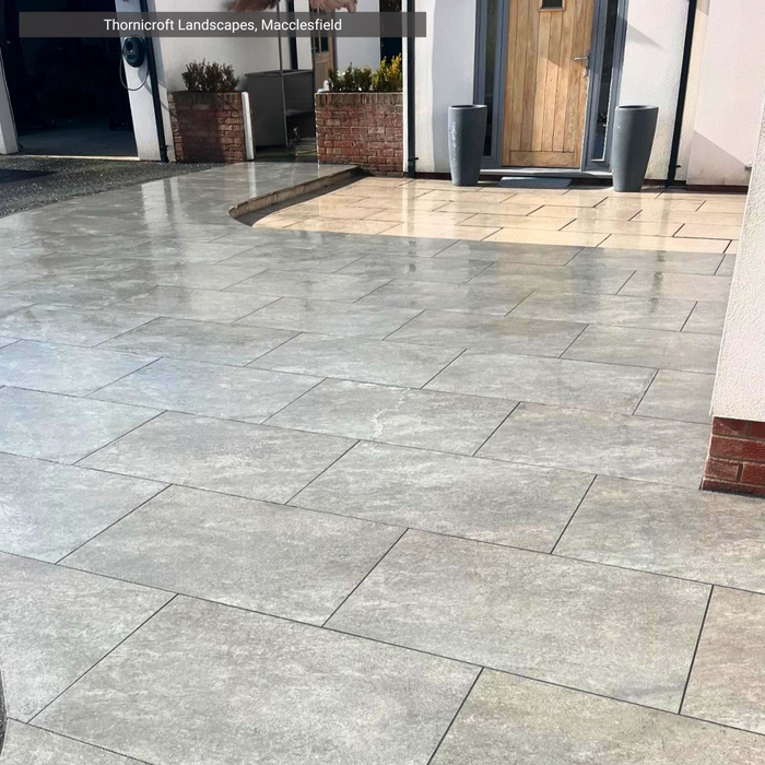 Dark Grey Zaskar Porcelain Paving | 600mm x 900mm