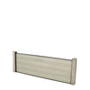 Select Living Group composite fencing full product shot, Antique Flat fence panel with Concrete posts, height 0.6m