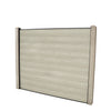 Select Living Group composite fencing full product shot, Antique Flat fence panel with Concrete posts, height 1.5m