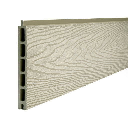 Select Living Group composite fencing singular board product shot, Antique Flat board 