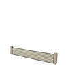 Select Living Group composite fencing full product shot, Antique Slatted fence panel with Concrete posts, height 0.3m