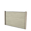 Select Living Group composite fencing full product shot, Antique Slatted fence panel with Concrete posts, height 1.2m